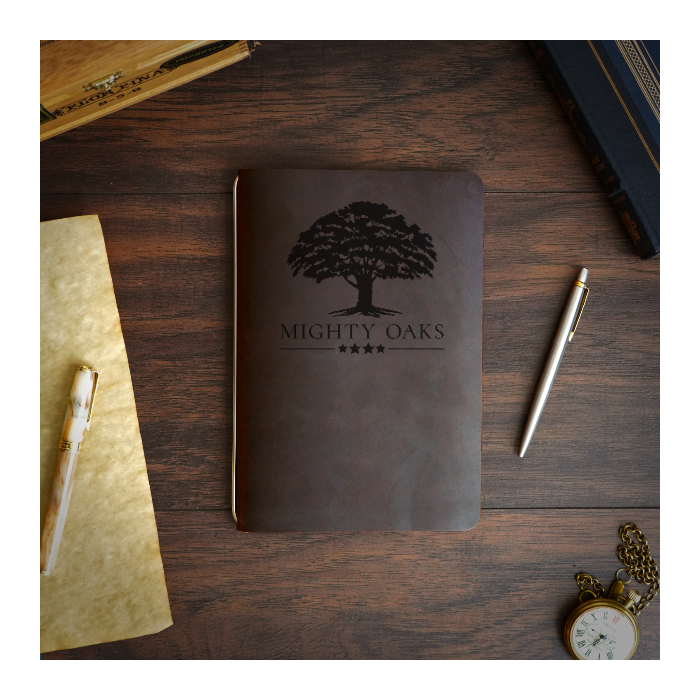Custom Stationery Cut - Refillable Leather Cover