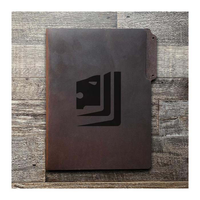 Custom Leather File Folder