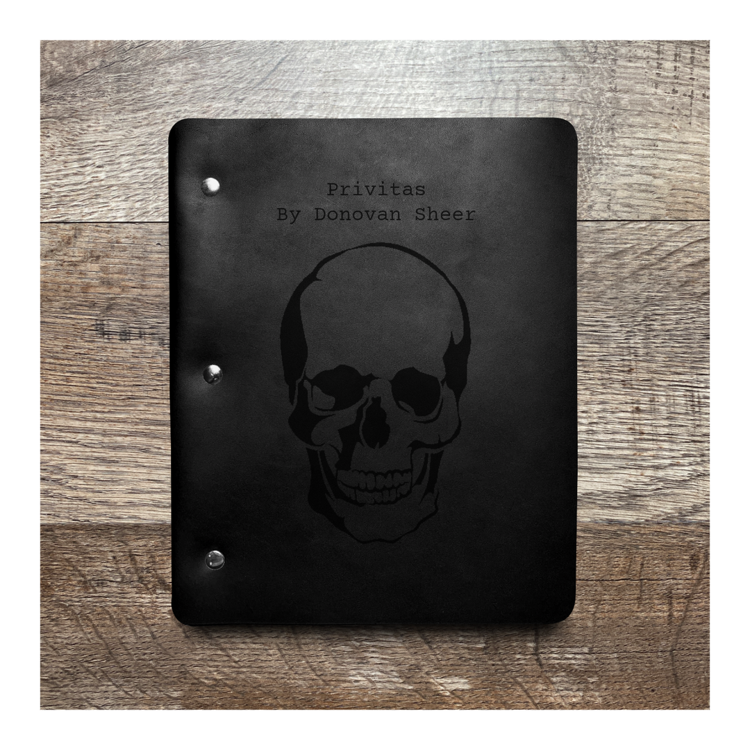 Custom Slim Cut - Refillable Leather Binder
