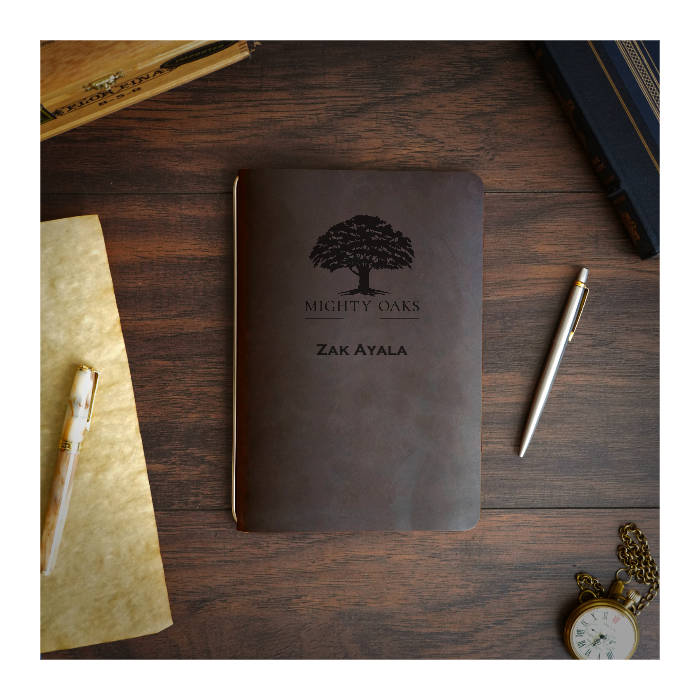 Custom Stationery Cut - Refillable Leather Cover
