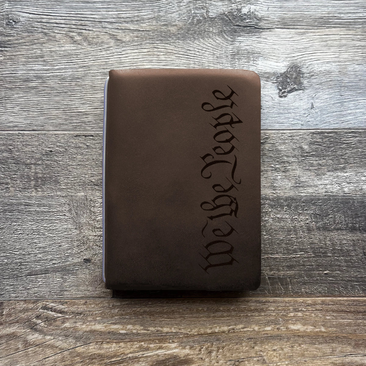 We The People - Engraving Design - Refillable Leather Covers