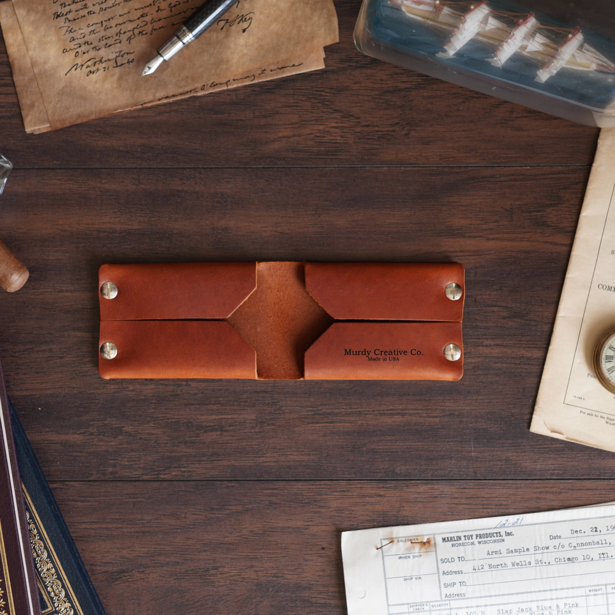 Bi-Fold Leather Wallet
