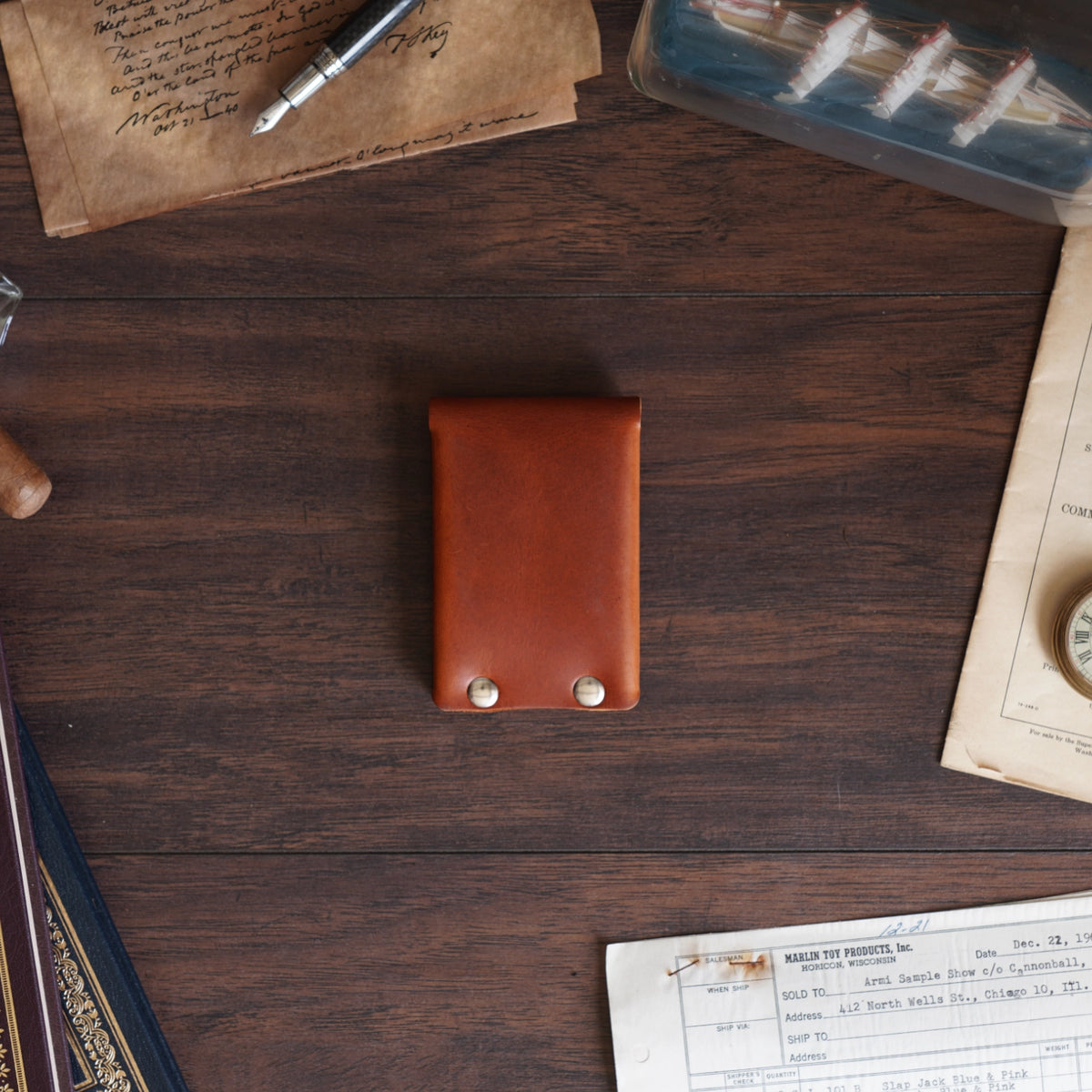 Bi-Fold Leather Wallet
