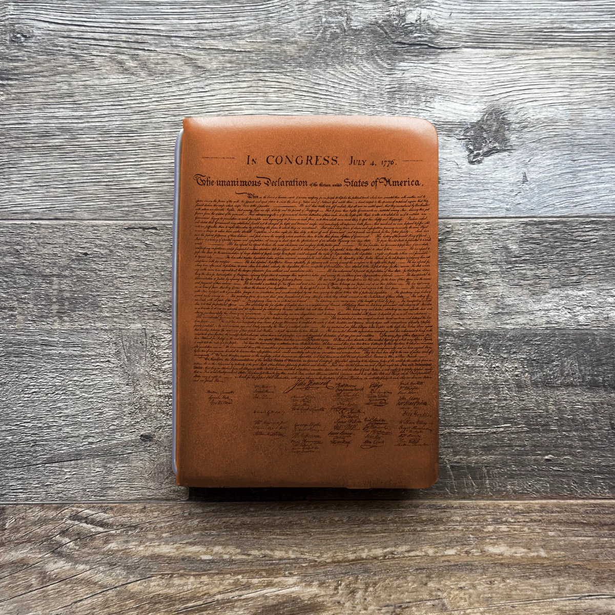 Founding Fathers - Engraving Design - Refillable Leather Covers