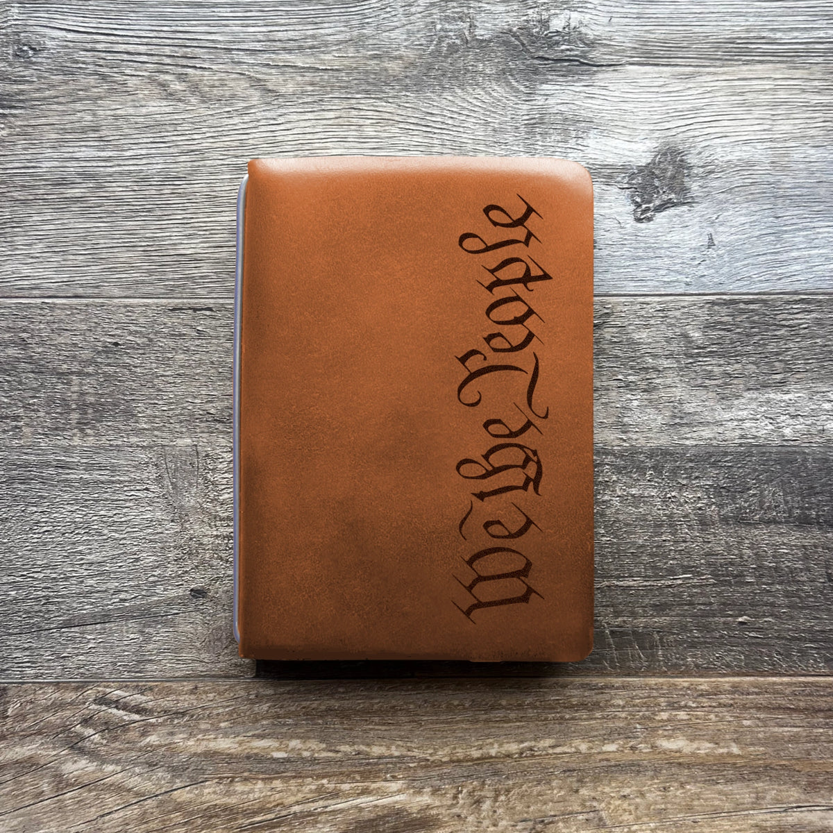We The People - Engraving Design - Refillable Leather Covers