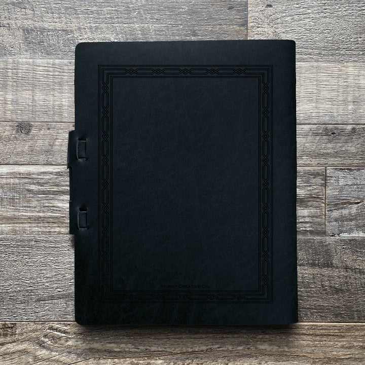 Classic Weave - Pre-Engraved - Refillable Leather Journals