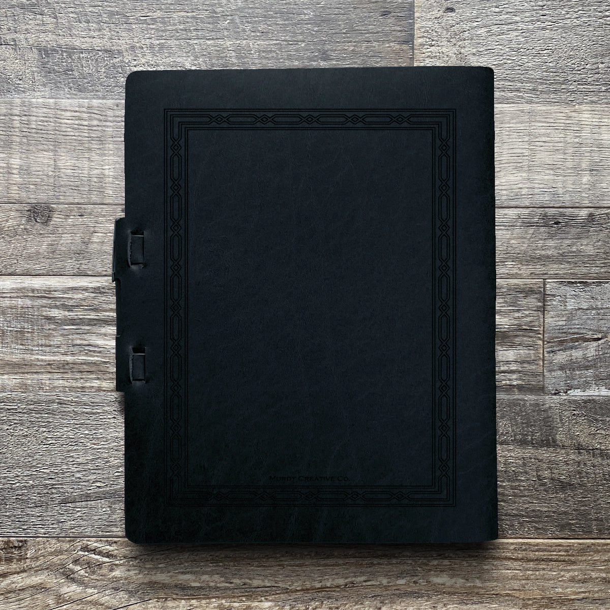 Classic Weave - Engraving Design - Refillable Leather Journals