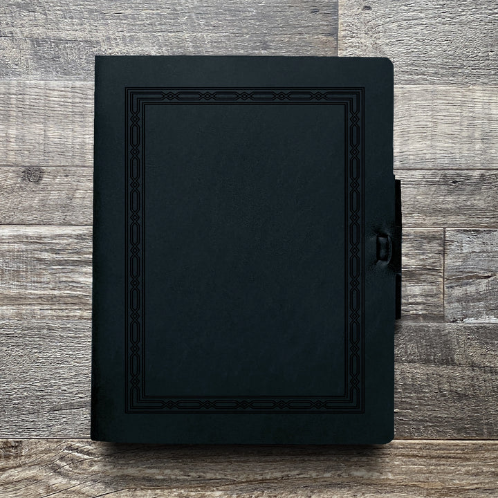 Classic Weave - Pre-Engraved - Refillable Leather Journals