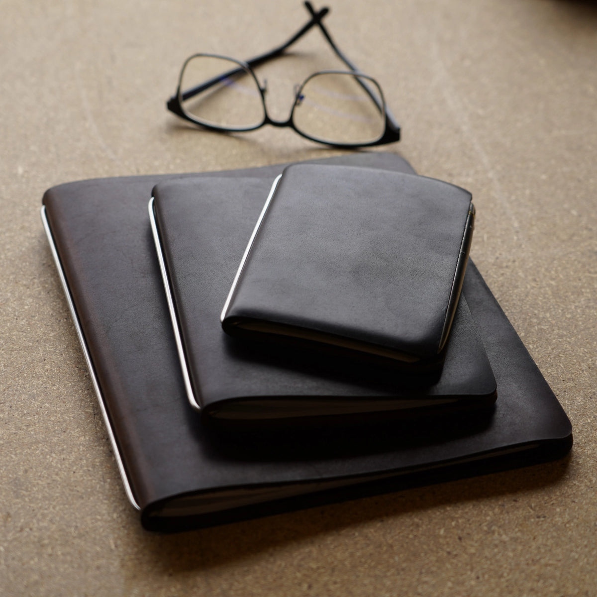 Custom Order Magleby - Composition Cut - Refillable Leather Cover