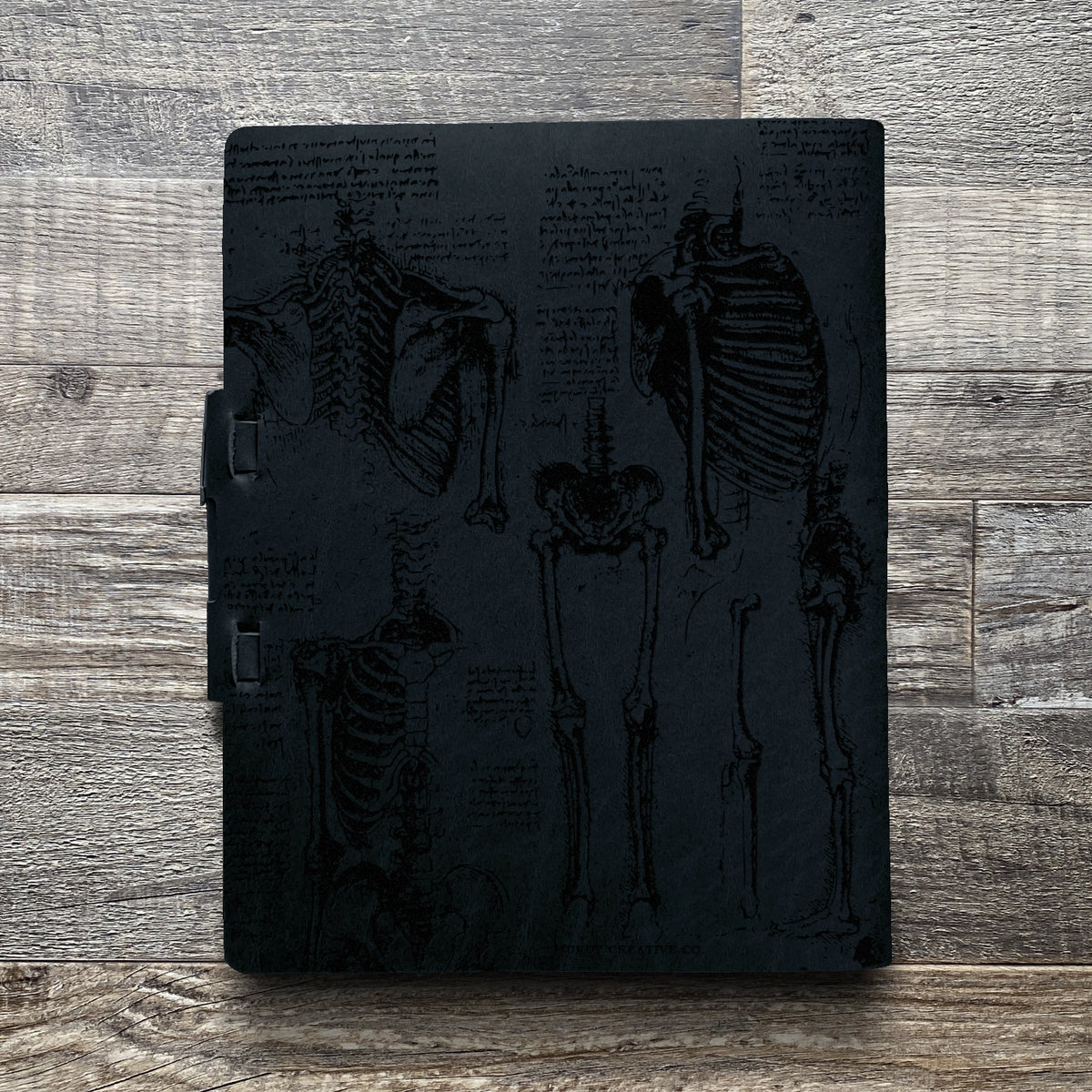 Da Vinci - Anatomy - Engraving Design - Refillable Leather Journals