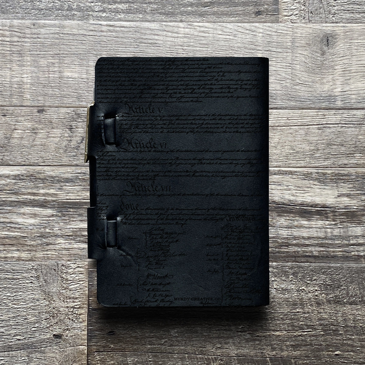 Founding Fathers - Engraving Design - Refillable Leather Journals