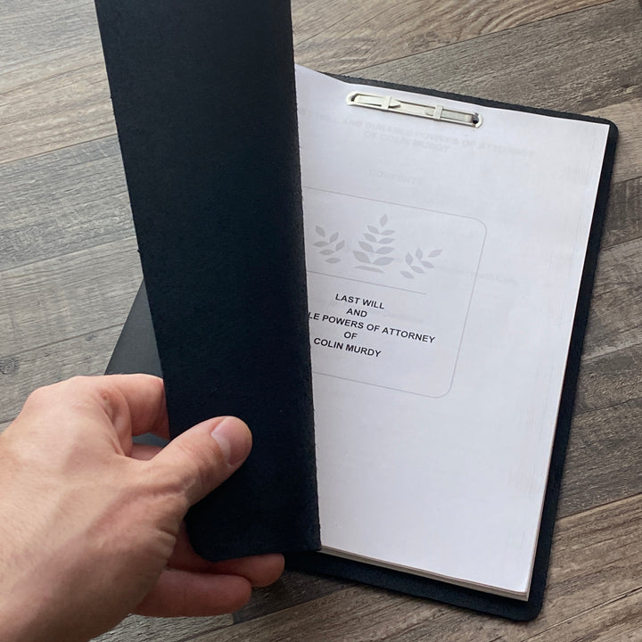 Founding Fathers - Pre-Engraved - Leather Folder