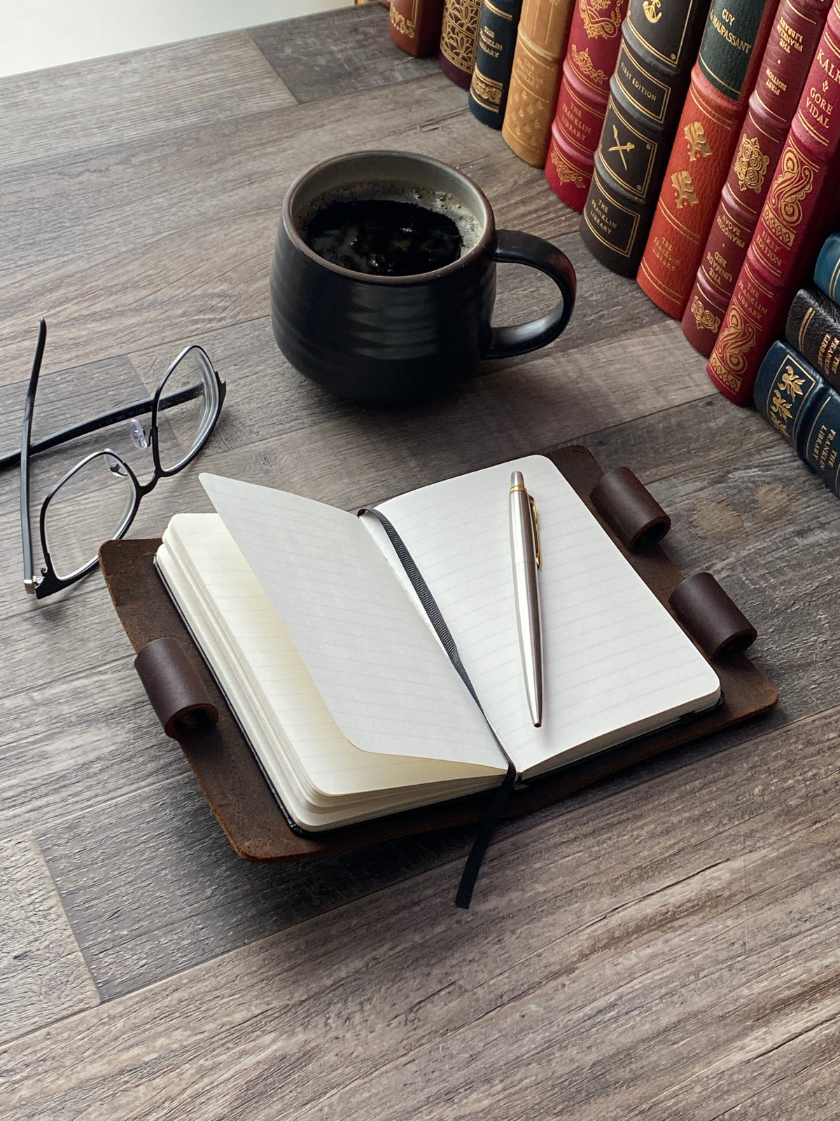 Constitution - Engraving Design - Refillable Leather Journals