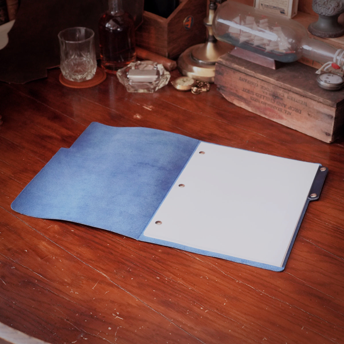 Leather Top Tab File Folder - Limited Edition Drop 044