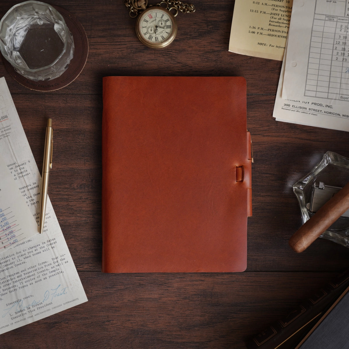Custom Metric Cut - Refillable Leather Journal