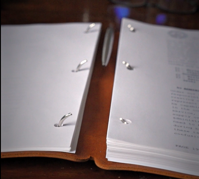 Slim Cut - Refillable Leather Binder