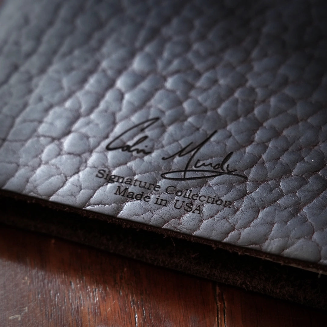 Signature Collection - Stationery Cut - Refillable Leather Cover
