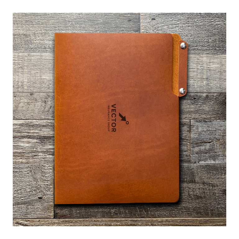 Custom Leather File Folder