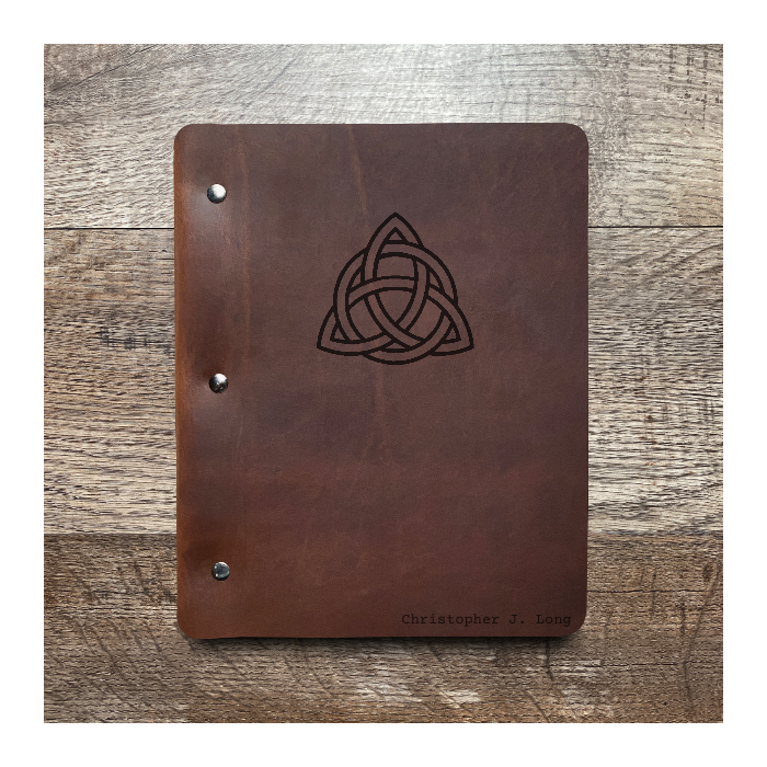 Custom Slim Cut - Refillable Leather Binder