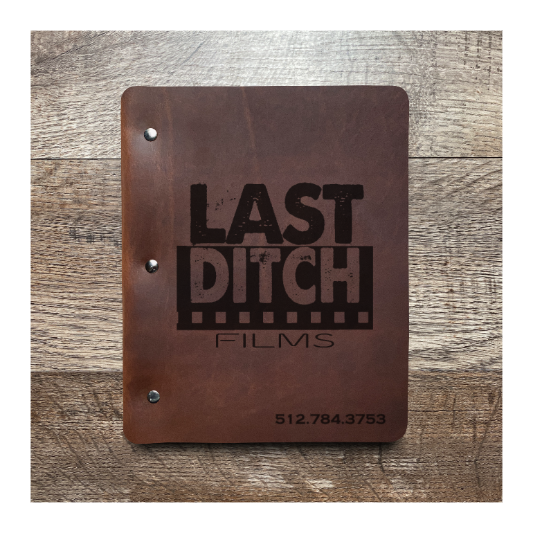 Custom Slim Cut - Refillable Leather Binder