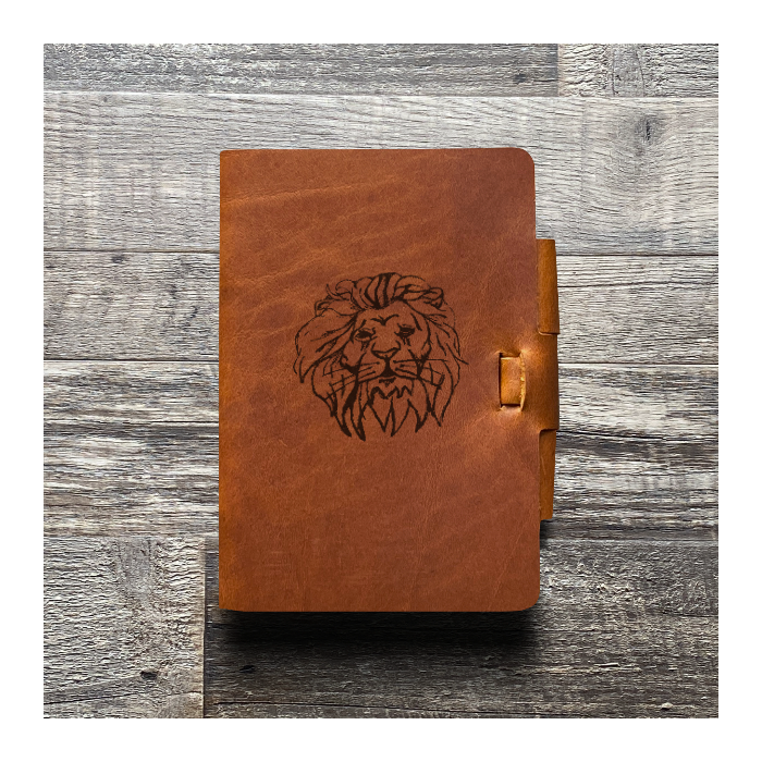 Custom Mini Cut - Refillable Leather Journal