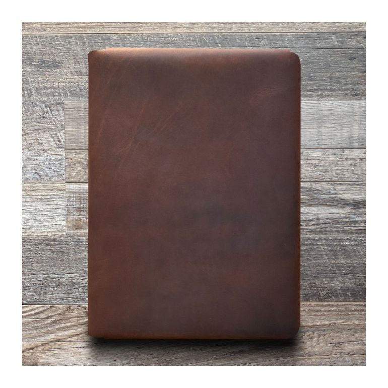 Custom Executive Cut - Refillable Leather Folio