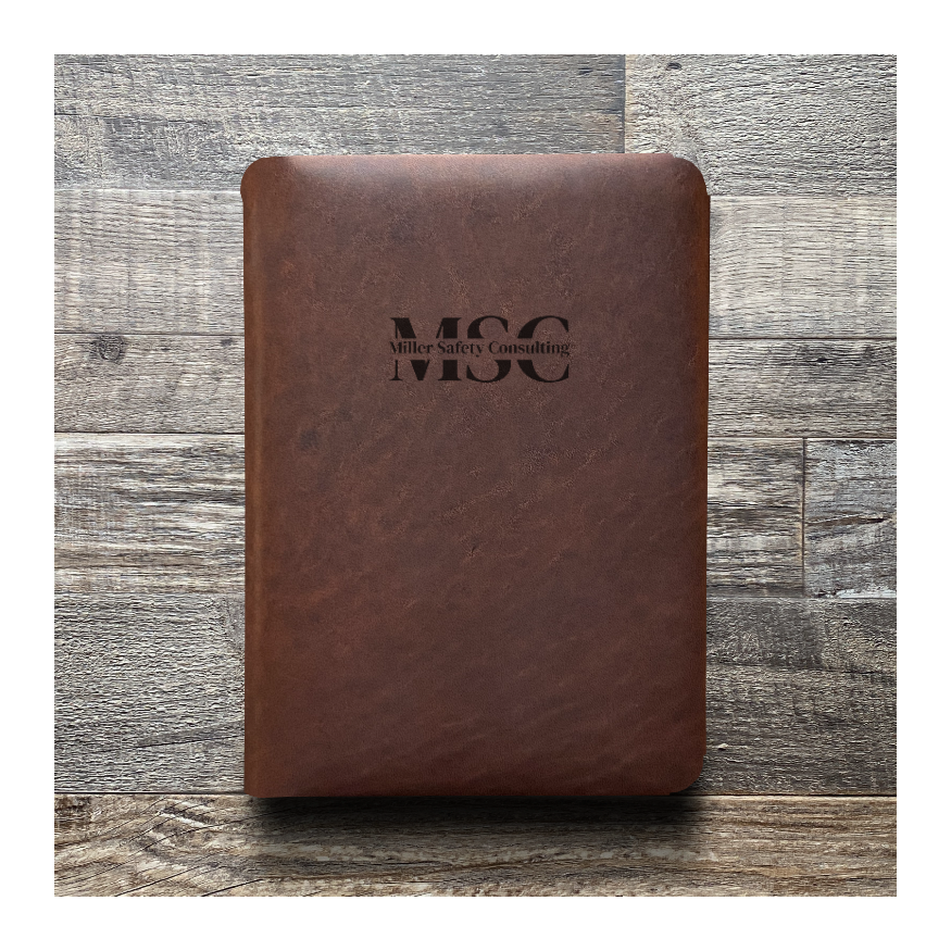 Custom Travel Cut - Refillable Leather Folio