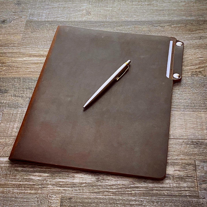 Colossians 3:12-15 - Pre-Engraved - Leather File Folder