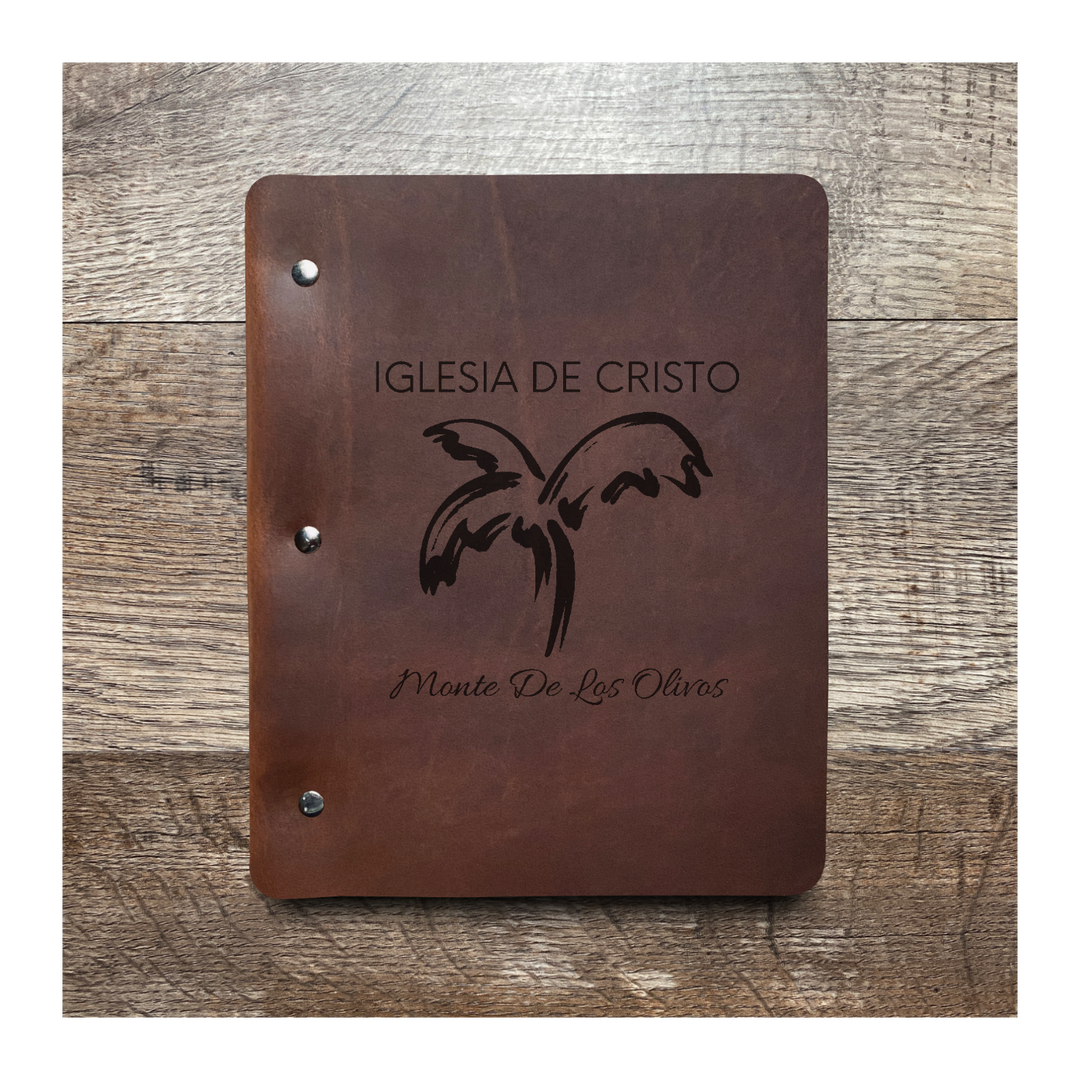Custom Slim Cut - Refillable Leather Binder
