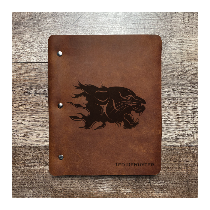 Custom Slim Cut - Refillable Leather Binder OLD