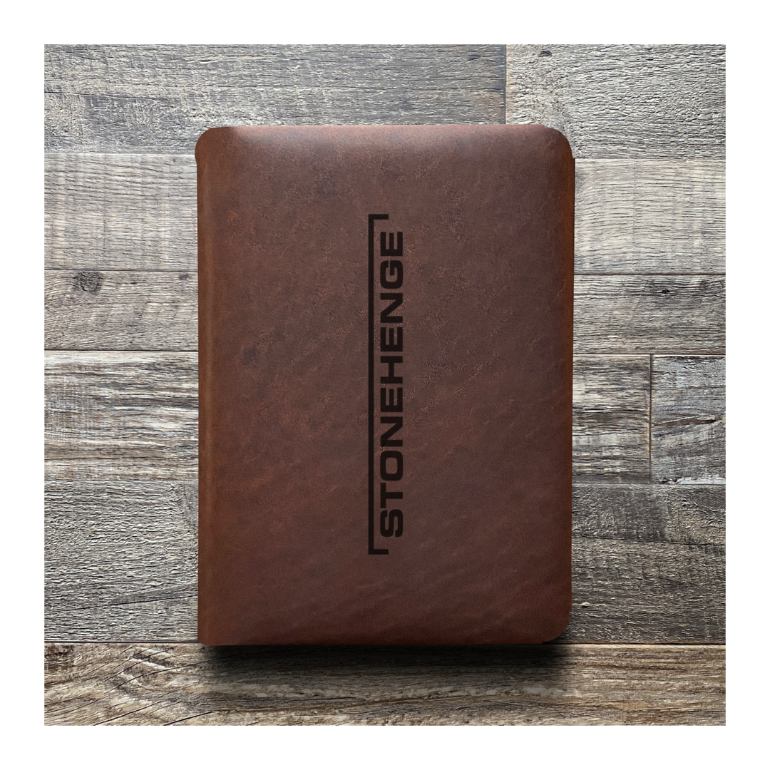 Custom Travel Cut - Refillable Leather Folio