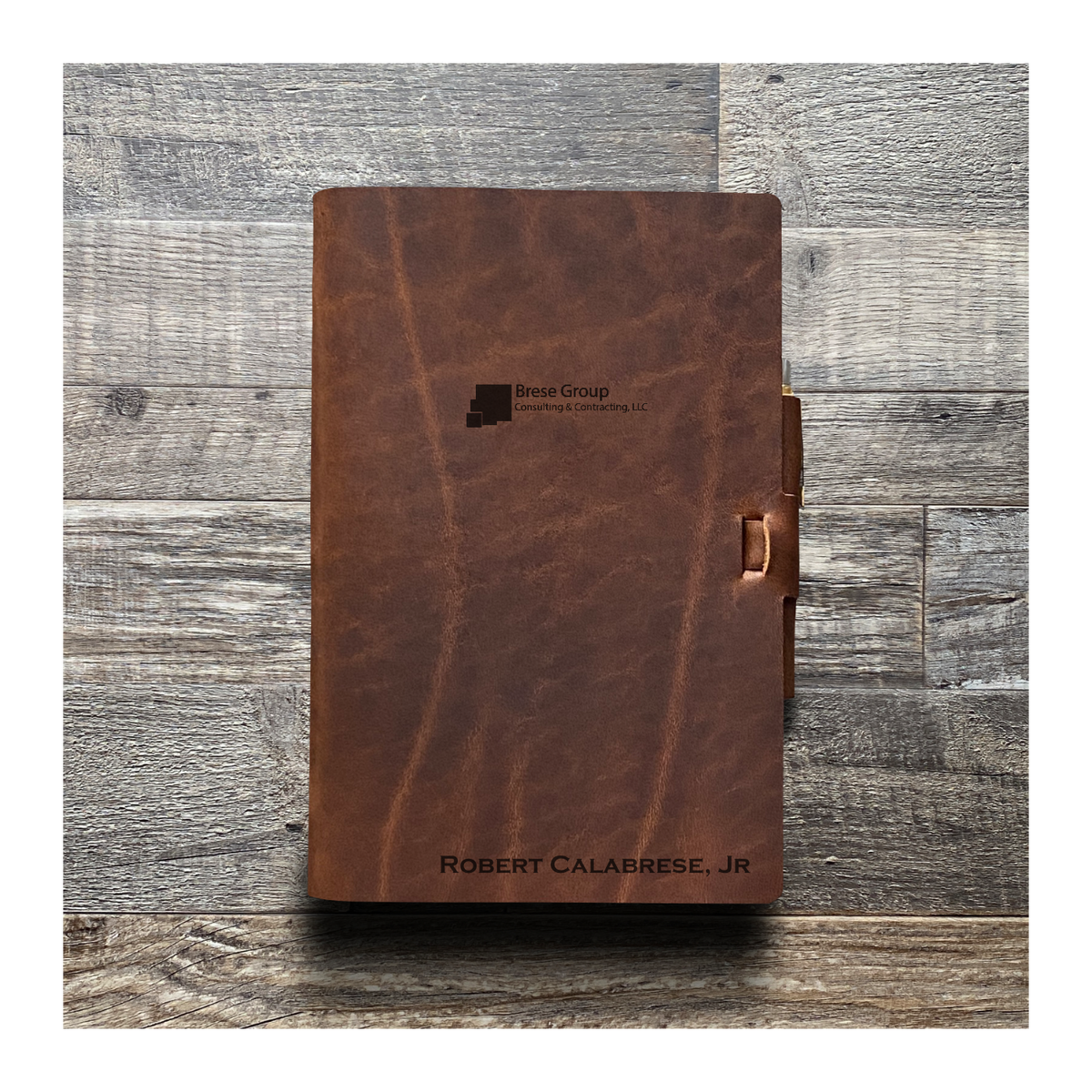 Custom Classic Cut - Refillable Leather Journal