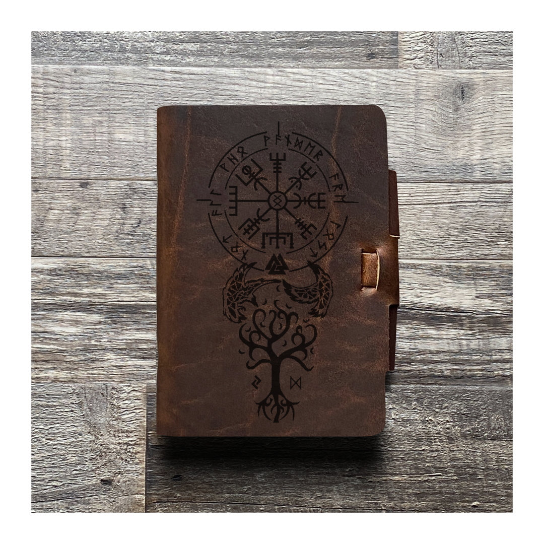 Custom Mini Cut - Refillable Leather Journal