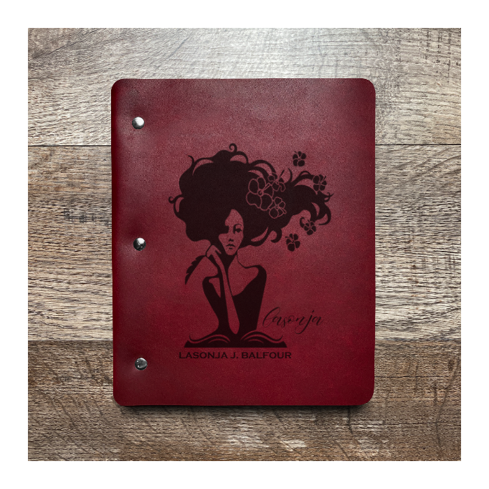 Custom Slim Cut - Refillable Leather Binder