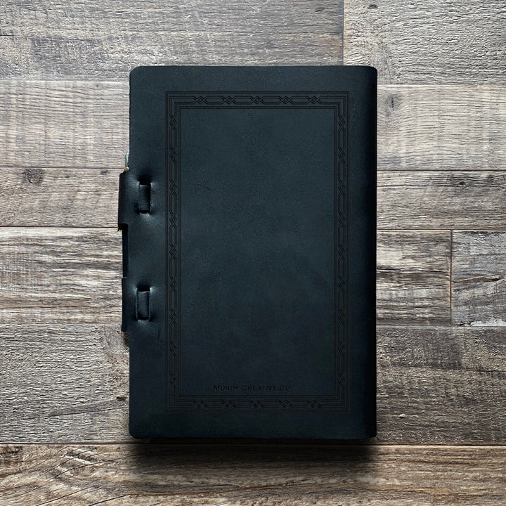 Classic Weave - Pre-Engraved - Refillable Leather Journals