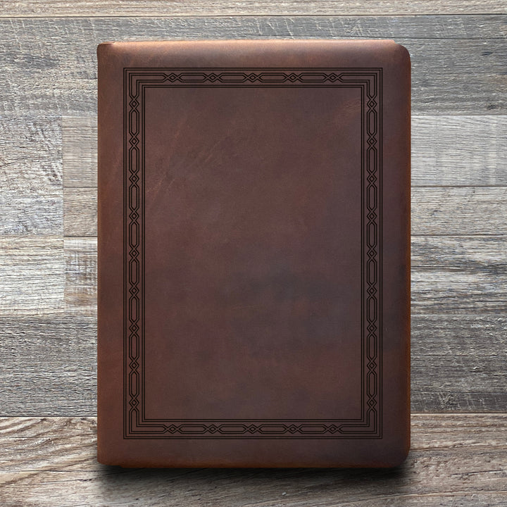 Classic Weave - Pre-Engraved - Refillable Leather Folios