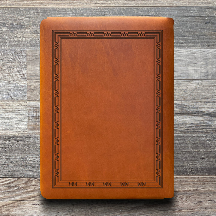 Classic Weave - Pre-Engraved - Refillable Leather Folios