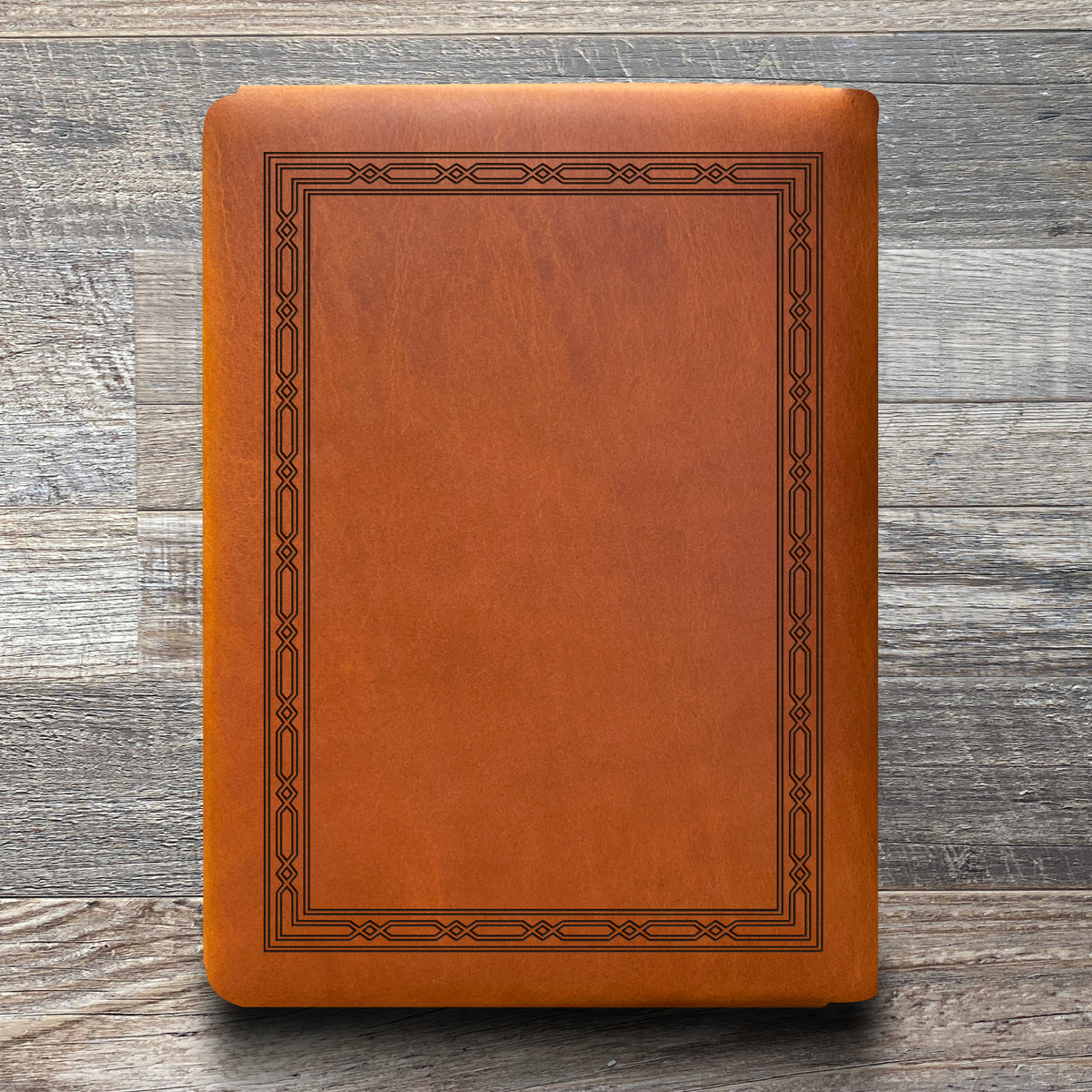 Classic Weave - Engraving Design - Refillable Leather Folios