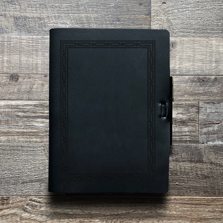 Classic Weave - Pre-Engraved - Refillable Leather Journals
