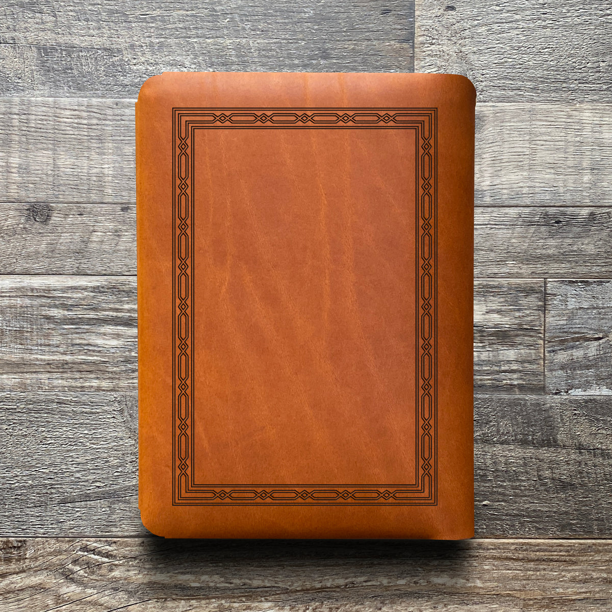 Classic Weave - Engraving Design - Refillable Leather Folios