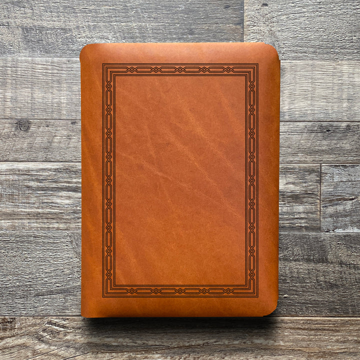 Classic Weave - Pre-Engraved - Refillable Leather Folios