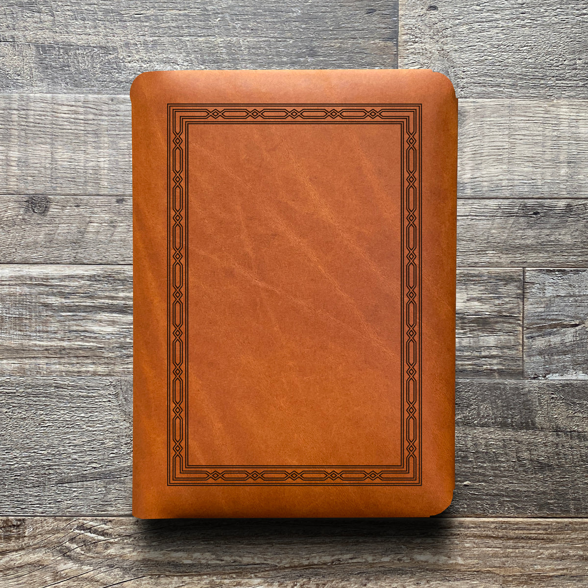 Classic Weave - Engraving Design - Refillable Leather Folios