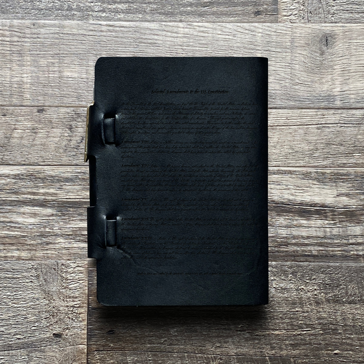 Constitution - Engraving Design - Refillable Leather Journals