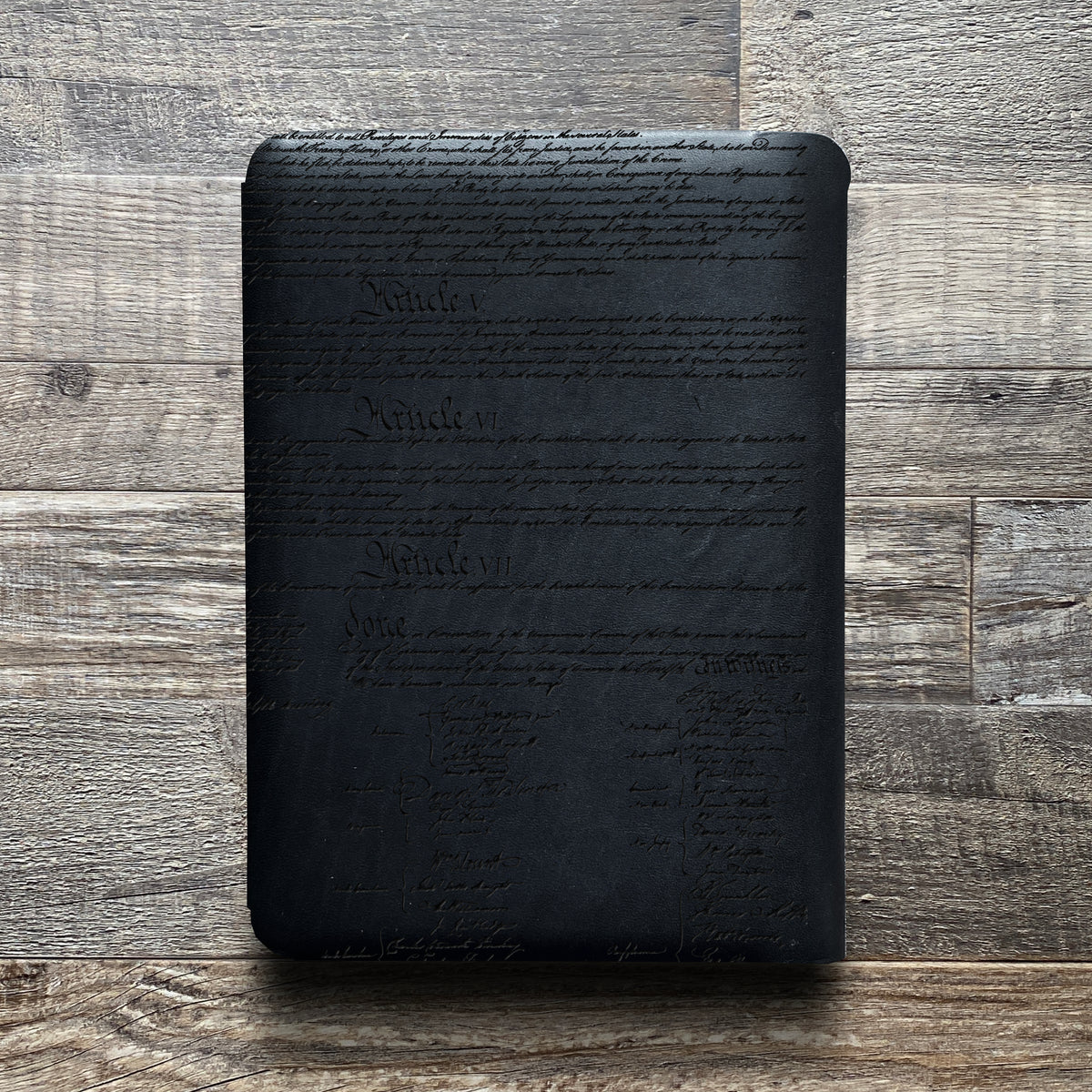 Founding Fathers - Engraving Design - Refillable Leather Folios