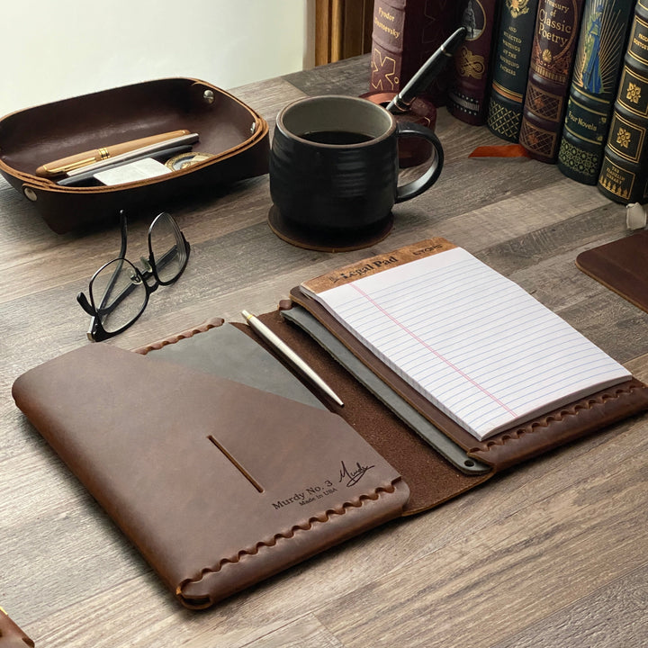 Travel Cut - Refillable Leather Folio