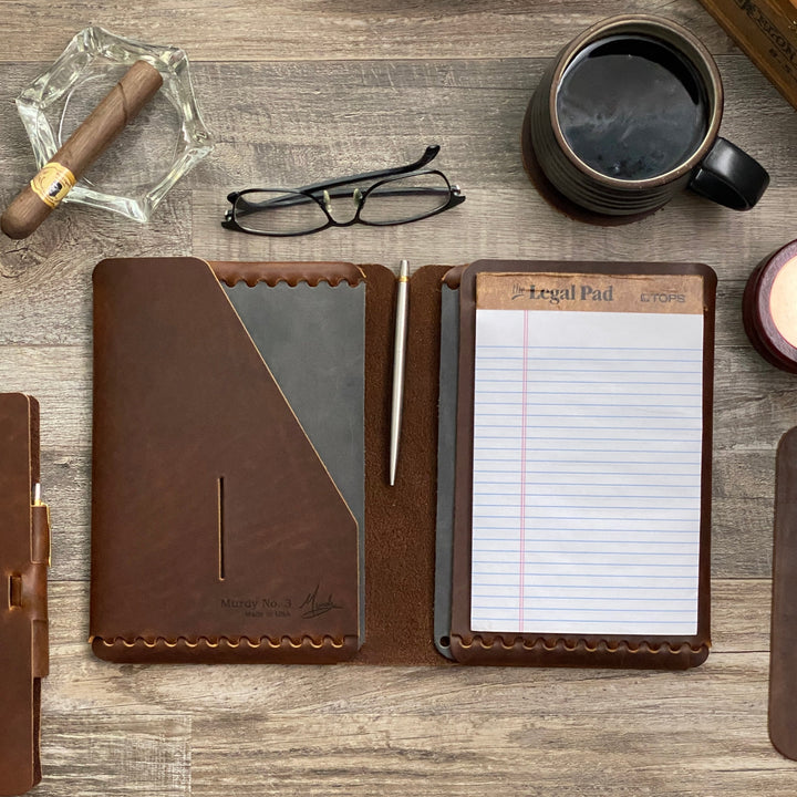 Travel Cut - Refillable Leather Folio