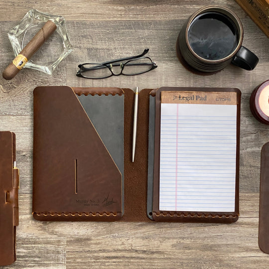 Dumbledore - Handwriting - Pre-Engraved - Refillable Leather Folios