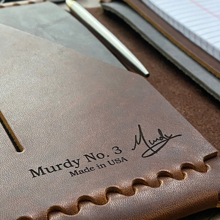 Travel Cut - Refillable Leather Folio