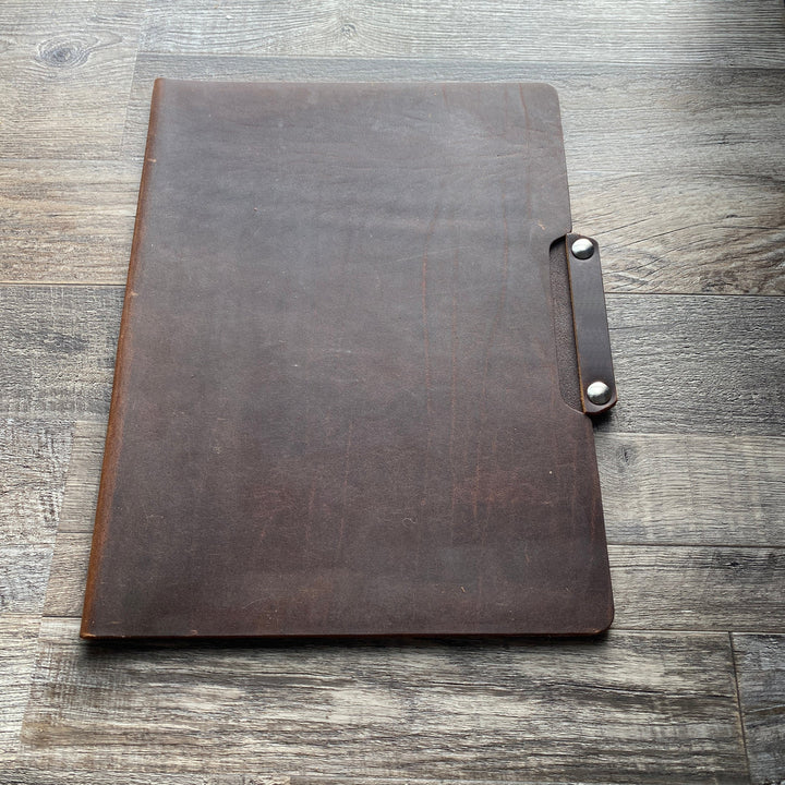 Colossians 3:12-15 - Pre-Engraved - Leather File Folder