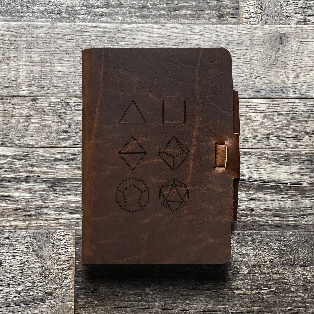 Seven Set - Engraving Design - Refillable Leather Journals